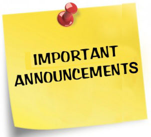 announcement